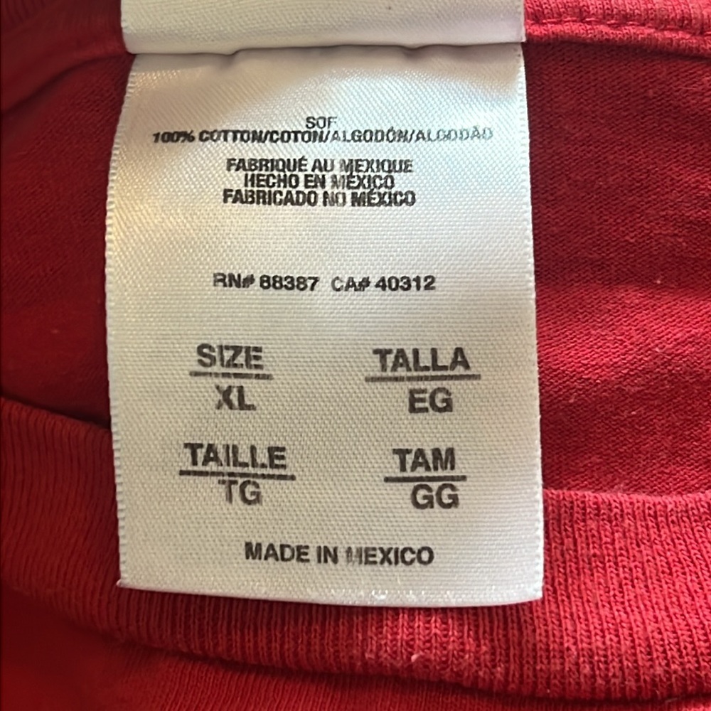Vintage Adidas Basketball Red Shirt 2005 Men’s Size XL - Picture 5 of 6